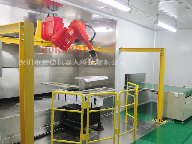 洗衣機(jī)外觀件機(jī)器人噴漆線(xiàn)